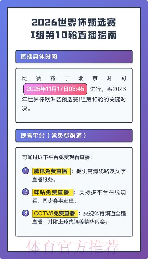 2026年世界杯直播观看全攻略：多平台收看指南